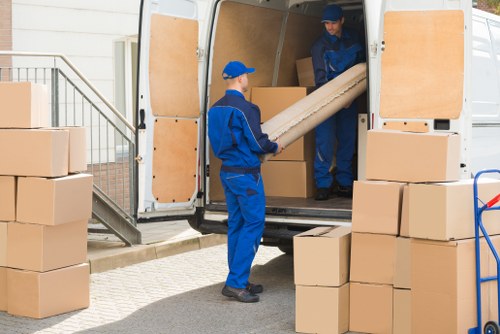 Man With A Van South Kensington service moving items in a local residential street