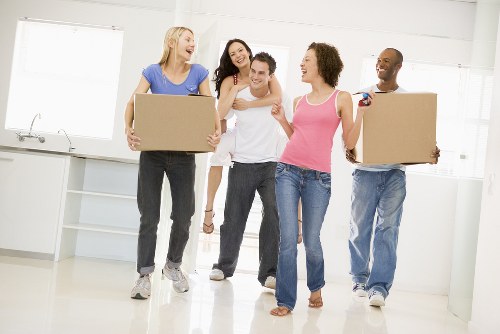 Professional office relocation team planning a move in Southkensington