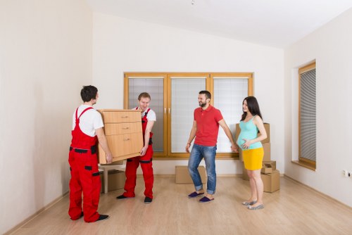 Professional moving service emphasizing insurance and safety in South Kensington