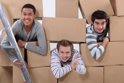 Sustainable moving service with recycling, reuse, and emissions reduction