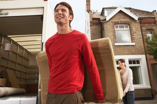 Assorted durable boxes for packing and storage in South Kensington