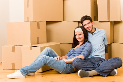 Protected online payment screen for South Kensington moving services